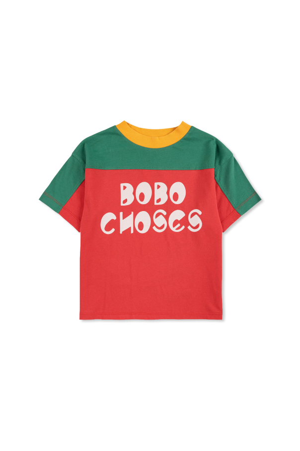 T-shirt with printed logo od Bobo Choses