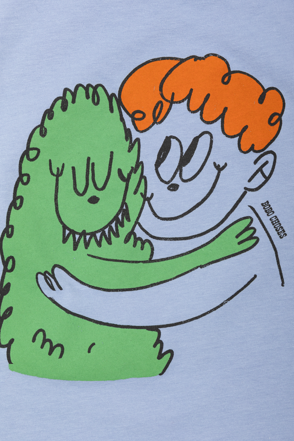 Bobo Choses Bawełniany t-shirt z długimi rękawami