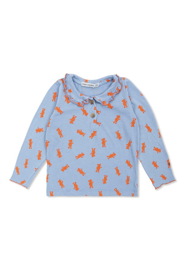 Cotton polo shirt with pattern od Bobo Choses