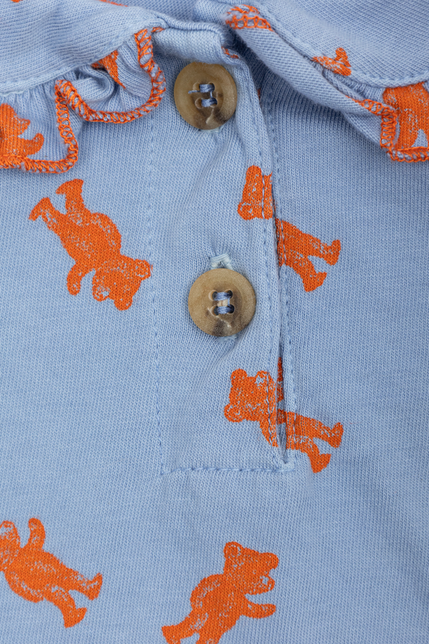 Bobo Choses Cotton polo shirt with pattern