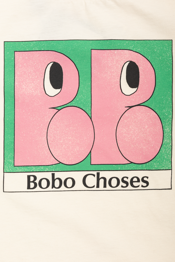Bobo Choses Bawełniany t-shirt z długimi rękawami