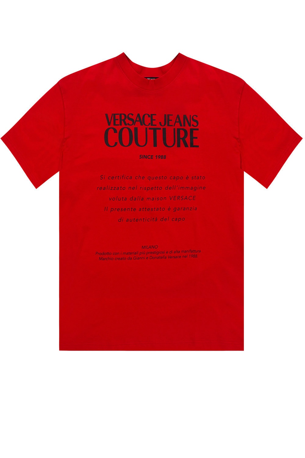 Logo T Shirt Versace Jeans Couture Ietp Us