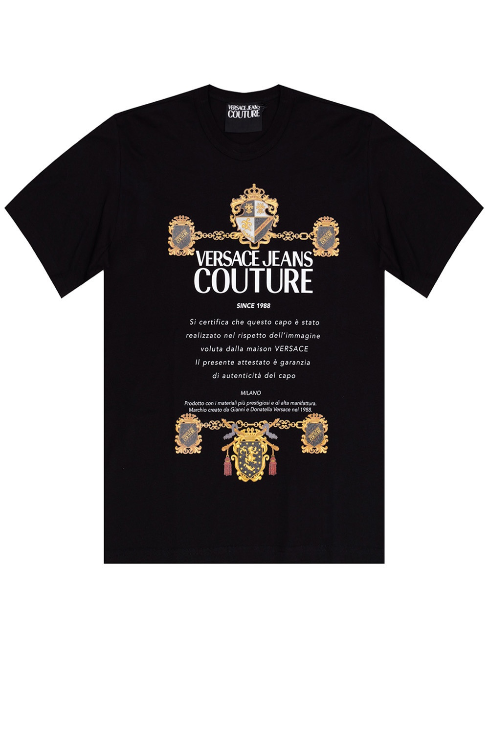 Logo T Shirt Versace Jeans Couture Gov Us