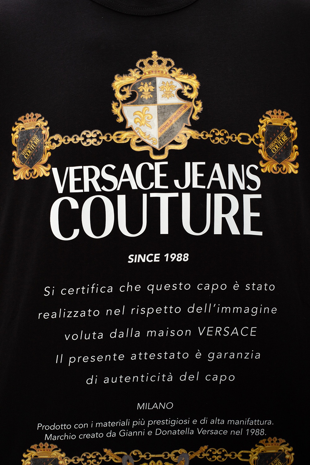 Logo T Shirt Versace Jeans Couture Gov Us