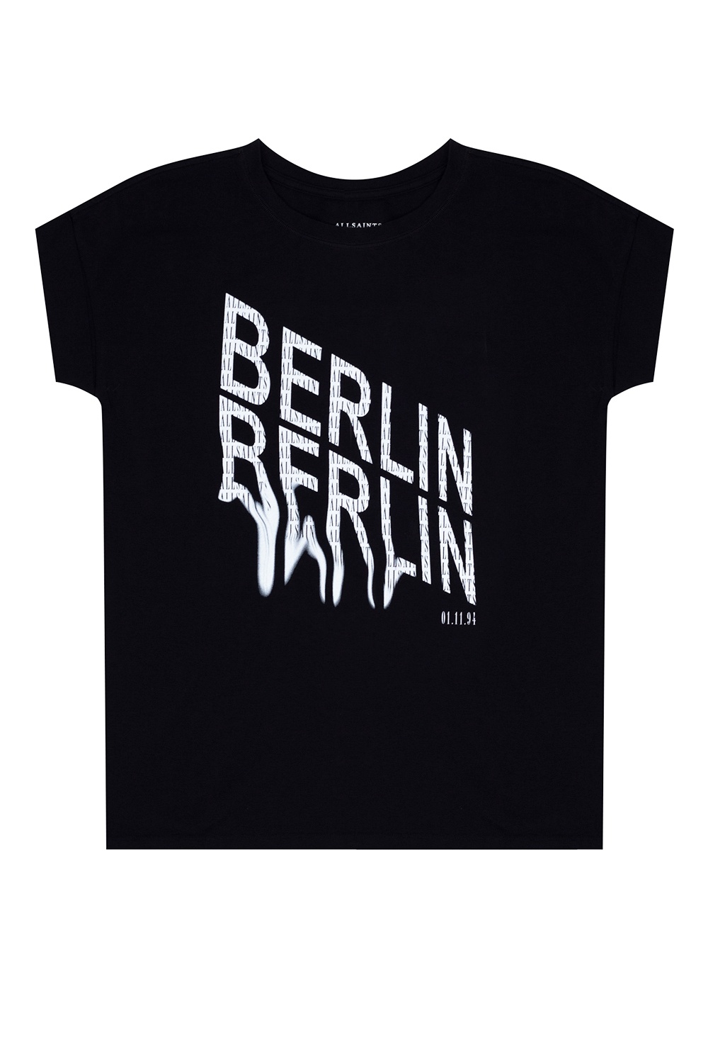 mil millones incidente Abrazadera Berlin' logo T-shirt AllSaints - Vitkac GB