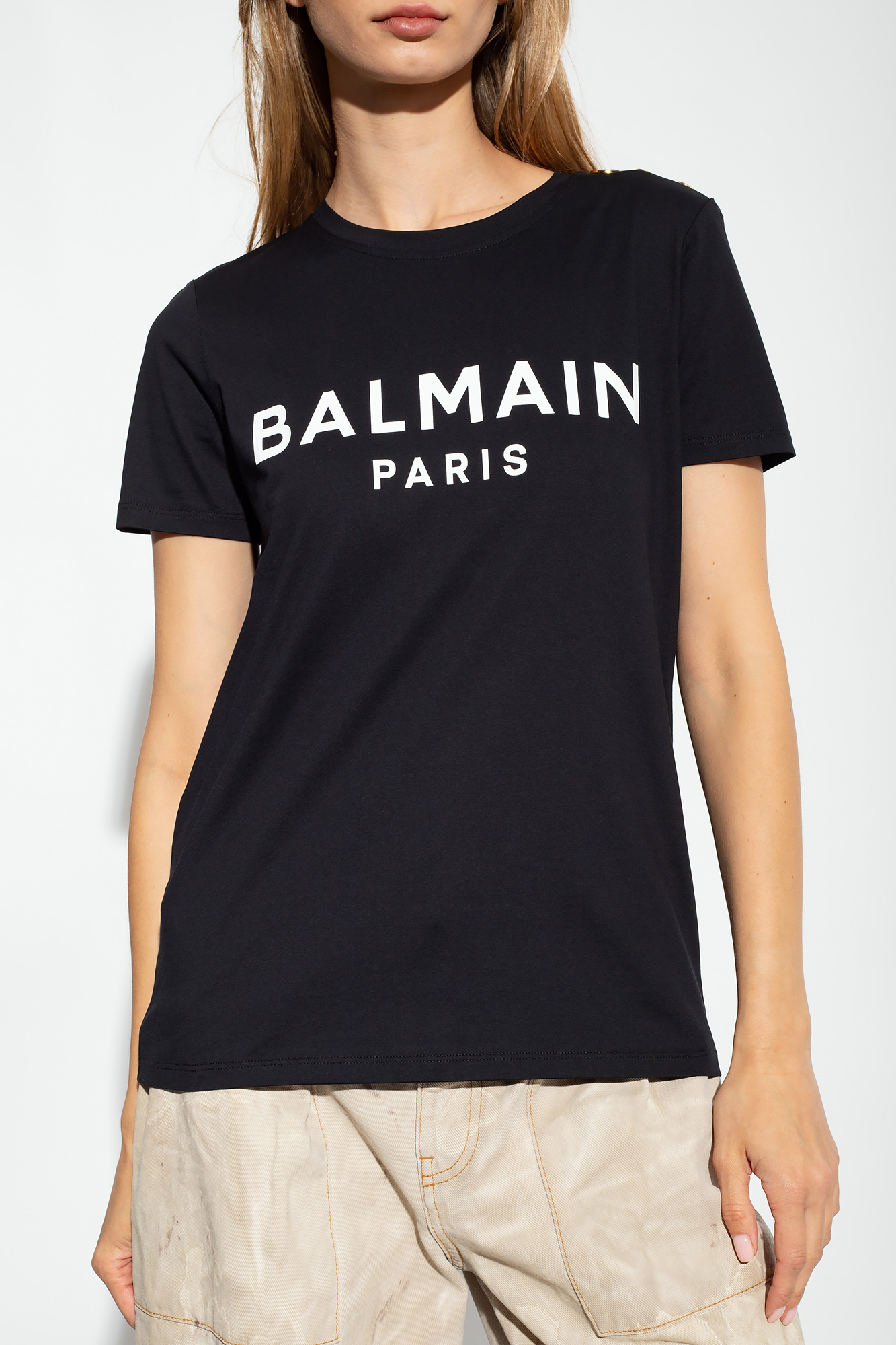 Balmain Balmain Distressed Effect Denim Shirt