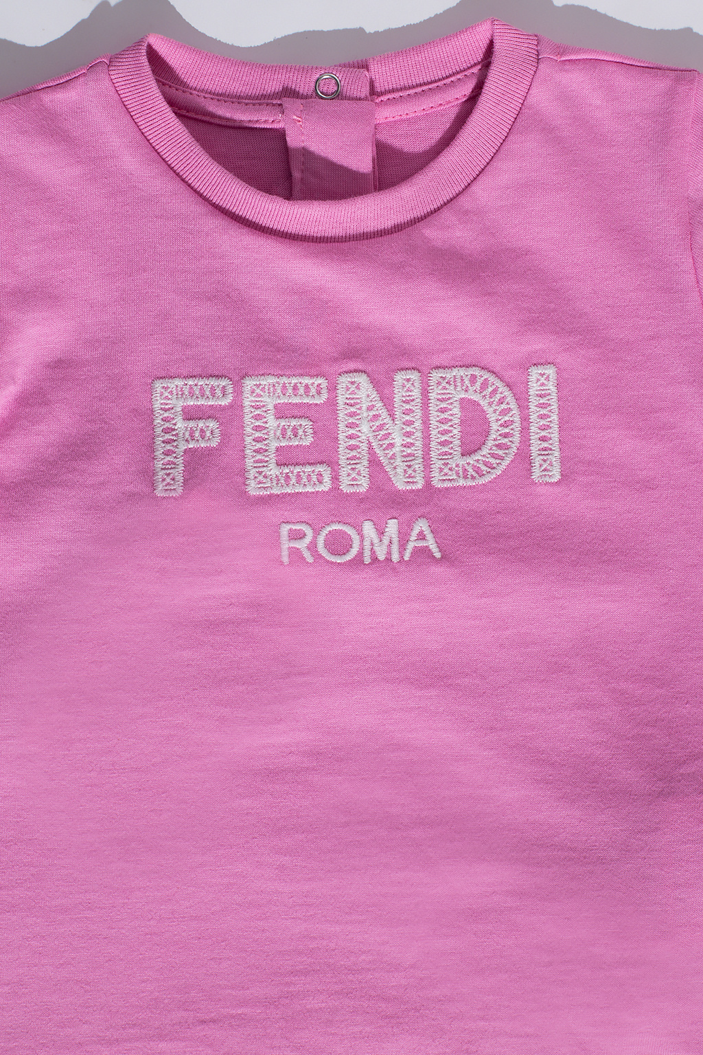 fendi Fox Kids Logo T-shirt