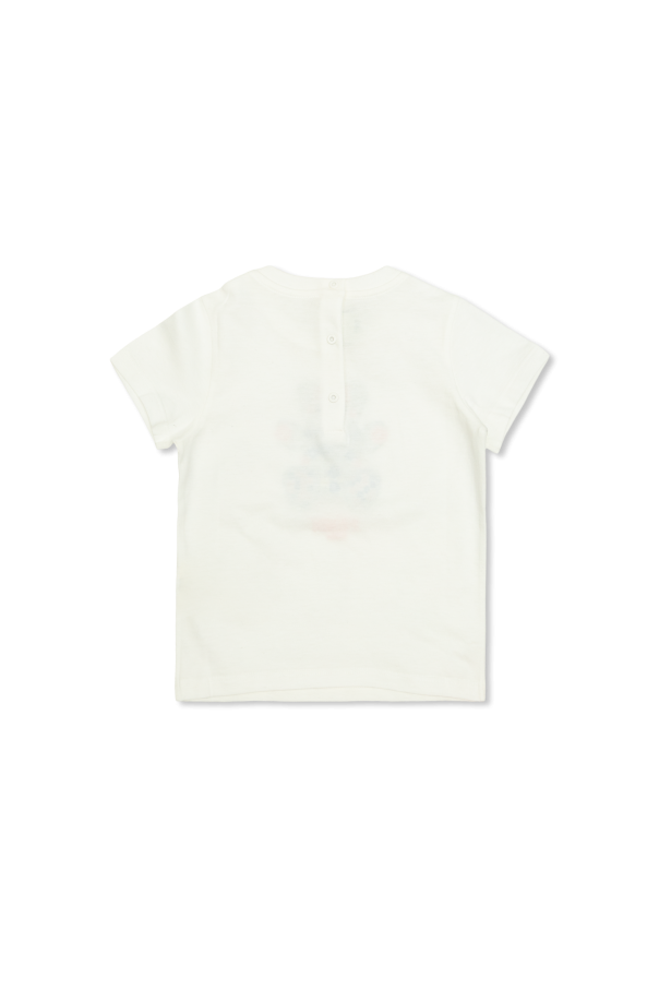 Fendi Kids Camiseta con estampado de colores