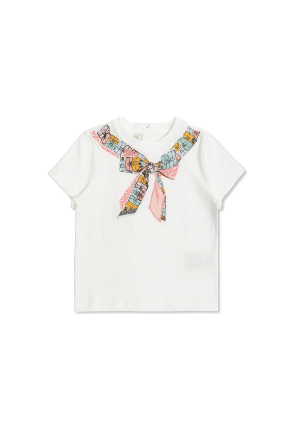 T-shirt with print od Fendi Kids
