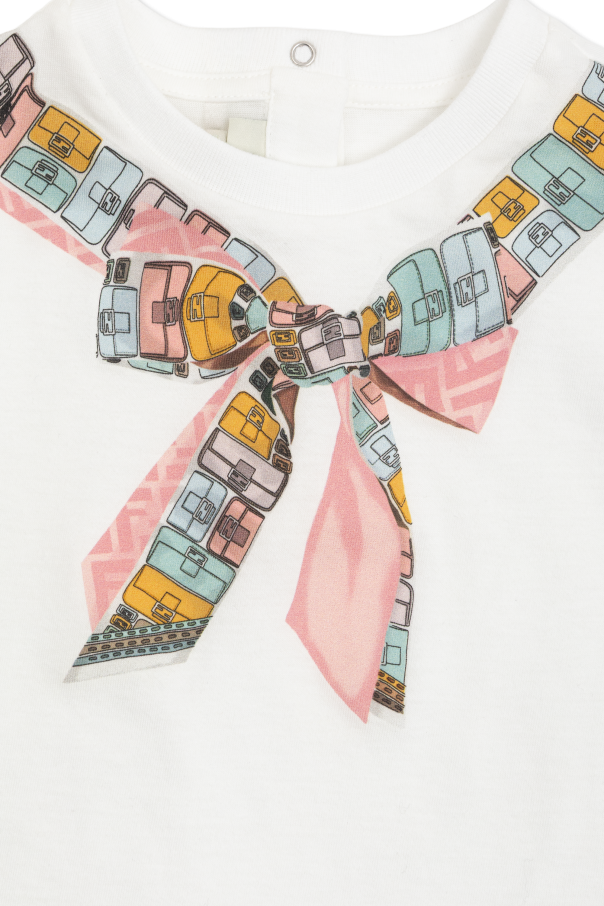 Fendi Kids Camiseta con estampado