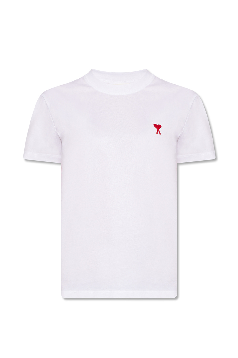 Calvin Klein Biały T-shirt faux z siateczkowym logo Logo T-shirt