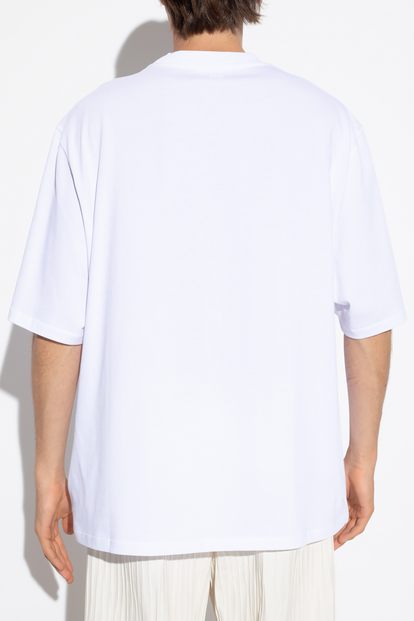 T-shirt con bottoni sulle spalle Bianco Ermenegildo Zegna single-breasted blazer jacket