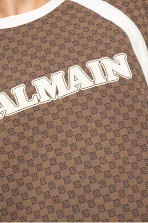 Balmain Balmain Kids logo leg-print leggings