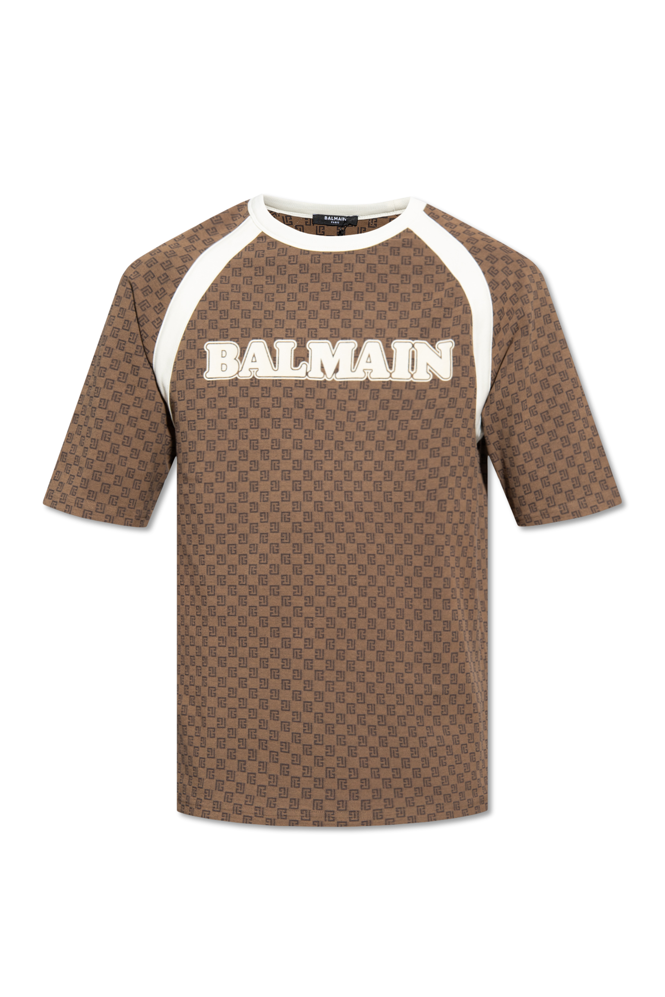 Balmain Kids logo embossed button sweatshirt - GenesinlifeShops Germany -  Brown BALMAIN TOP Z AKSAMITNYM LOGO Balmain