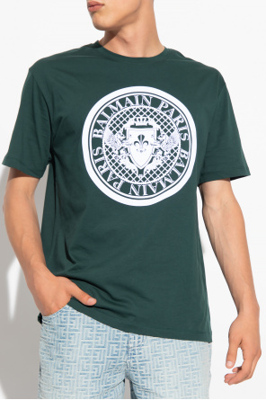 Balmain T-shirt z nadrukiem