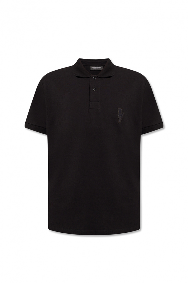 Neil Barrett Moncler Enfant logo patch polo top