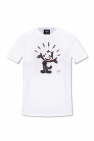 Levi's x Felix The Cat Capsule Hvid T-shirt med lange ærmer og stort logo