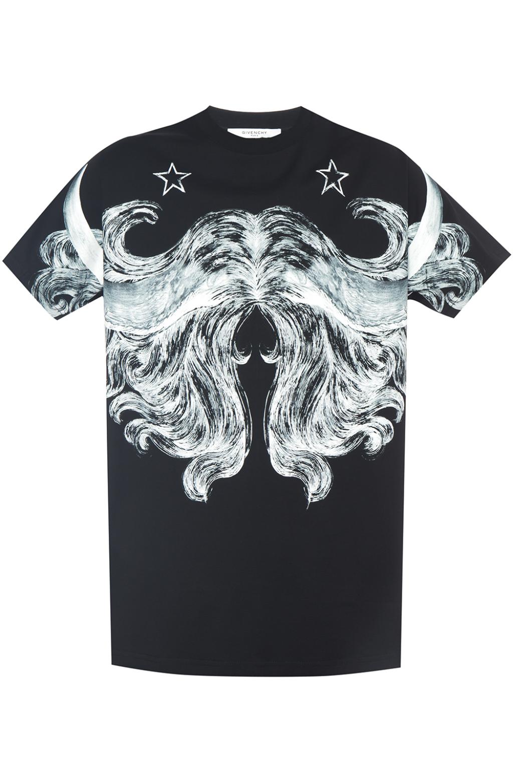 givenchy printed t shirt