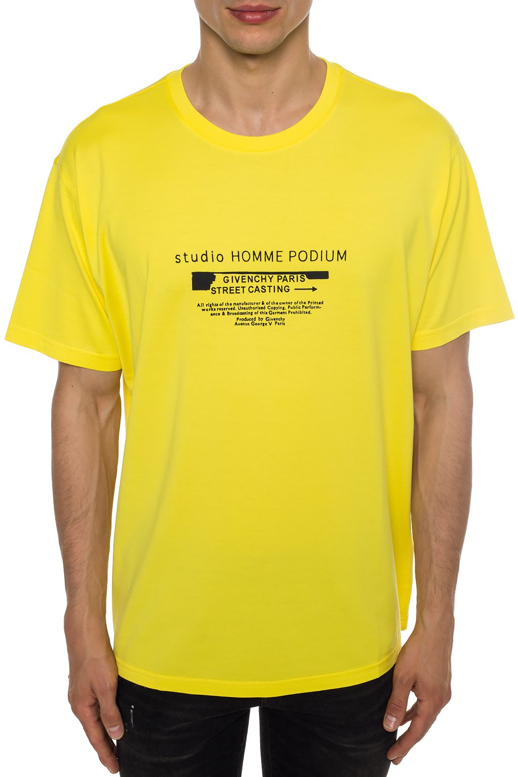 Yellow Logo-printed T-shirt Givenchy - Vitkac France