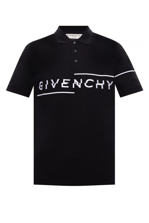 Givenchy Logo-embroidered polo shirt