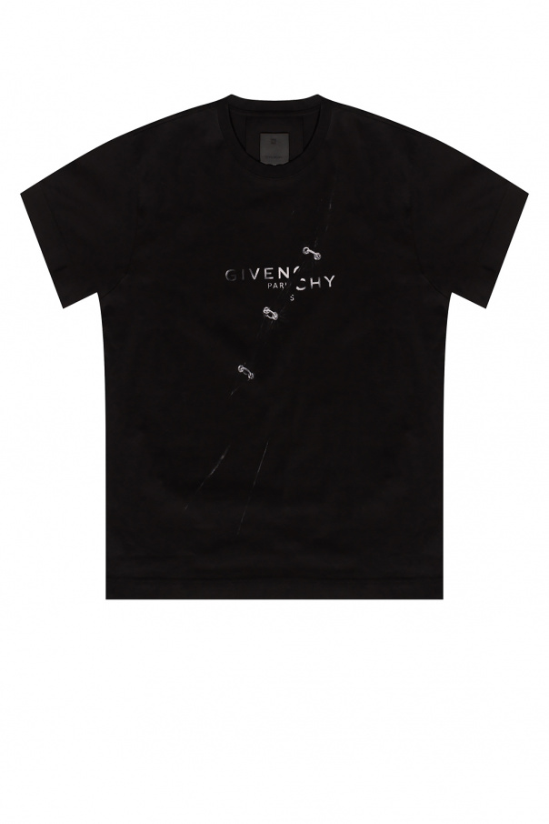 Givenchy zipped-waisted T-shirt