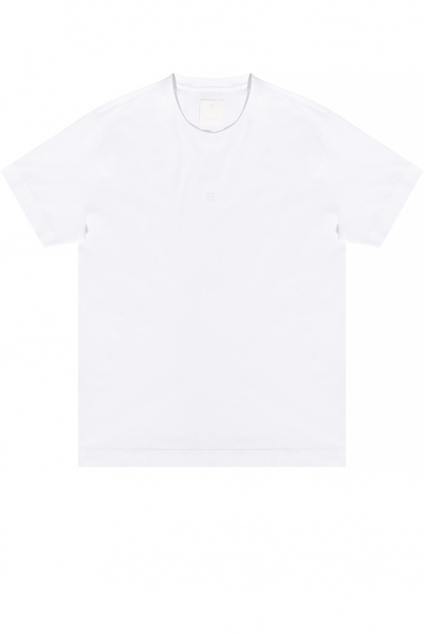 givenchy reverse Logo-embroidered T-shirt
