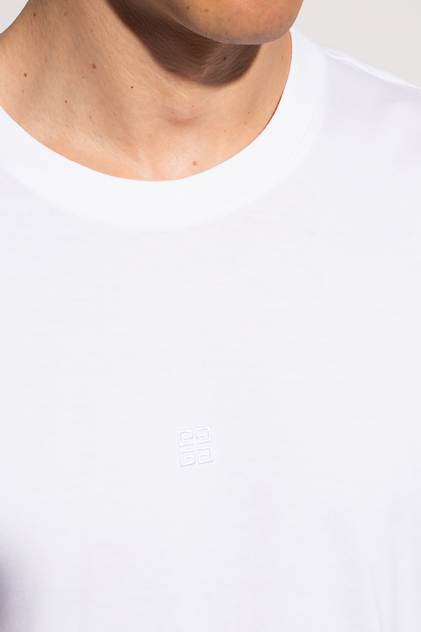 Givenchy Logo-embroidered T-shirt