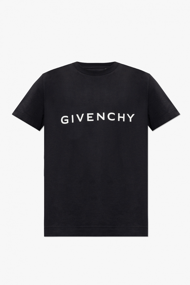Givenchy rectangle-frame givenchy lace-detail ribbed jumper