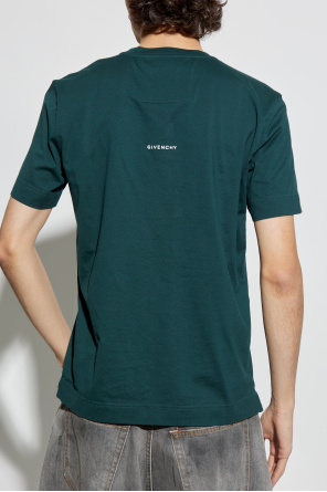 Givenchy Baumwoll-T-Shirt mit gesticktem Logo