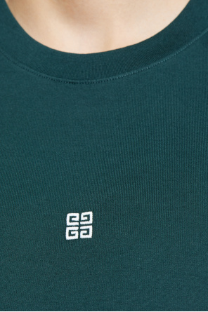 Givenchy Baumwoll-T-Shirt mit gesticktem Logo