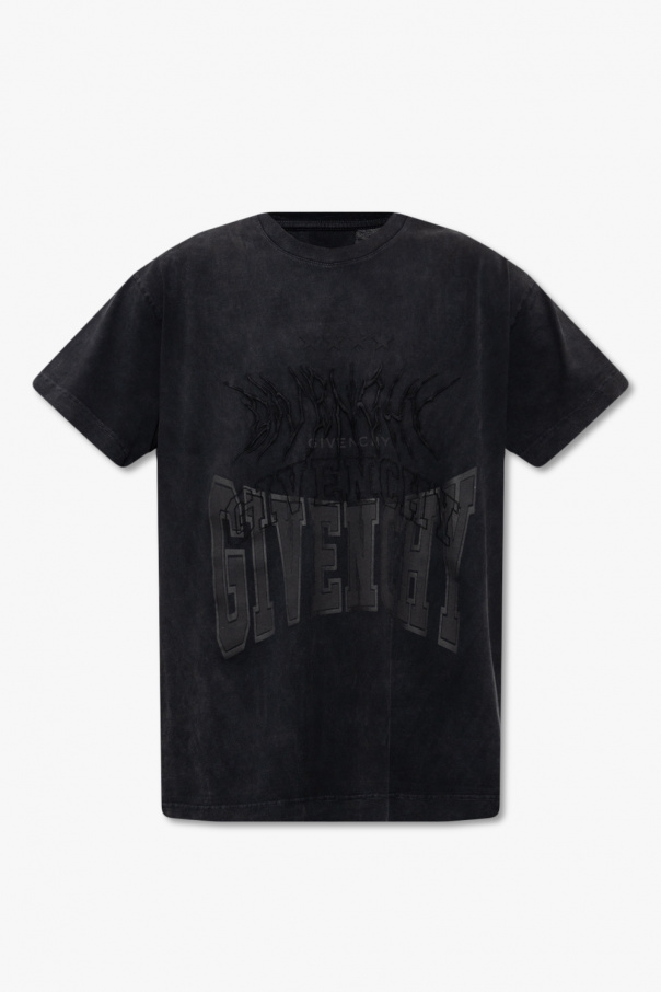 givenchy embossed Oversize T-shirt