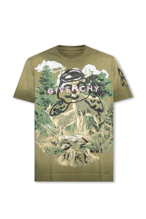 Givenchy T-shirt z nadrukiem