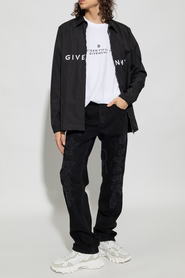 Givenchy Givenchy logo stripe track pants
