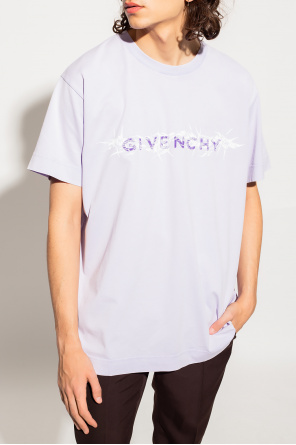 Givenchy Metallic givenchy T-shirts and Polos Czarny