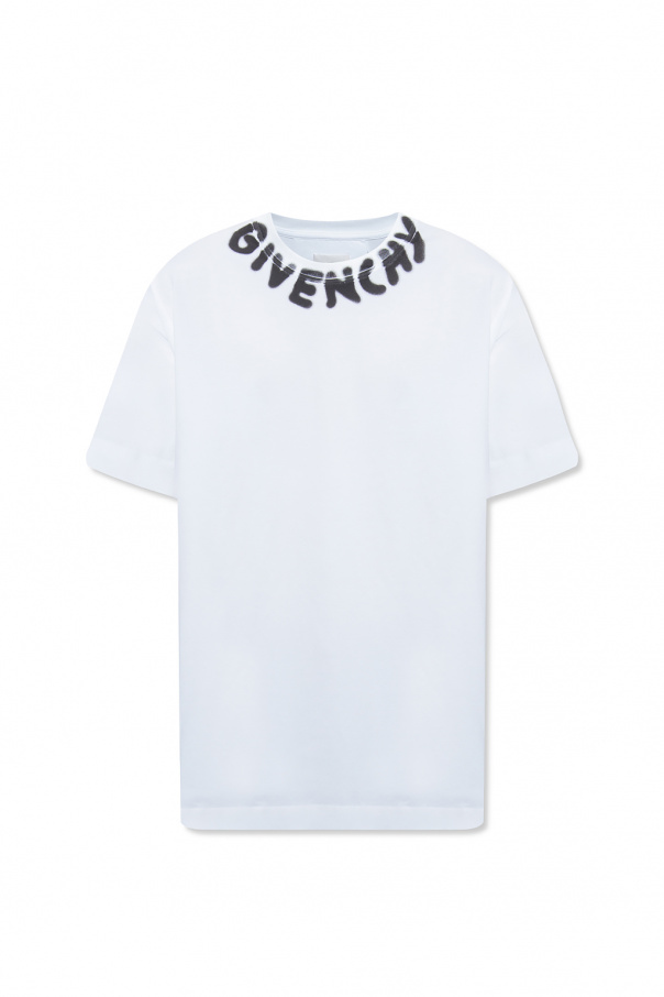 givenchy T-shirt Woman givenchy T-shirt 4g Crop Jacket In White Denim