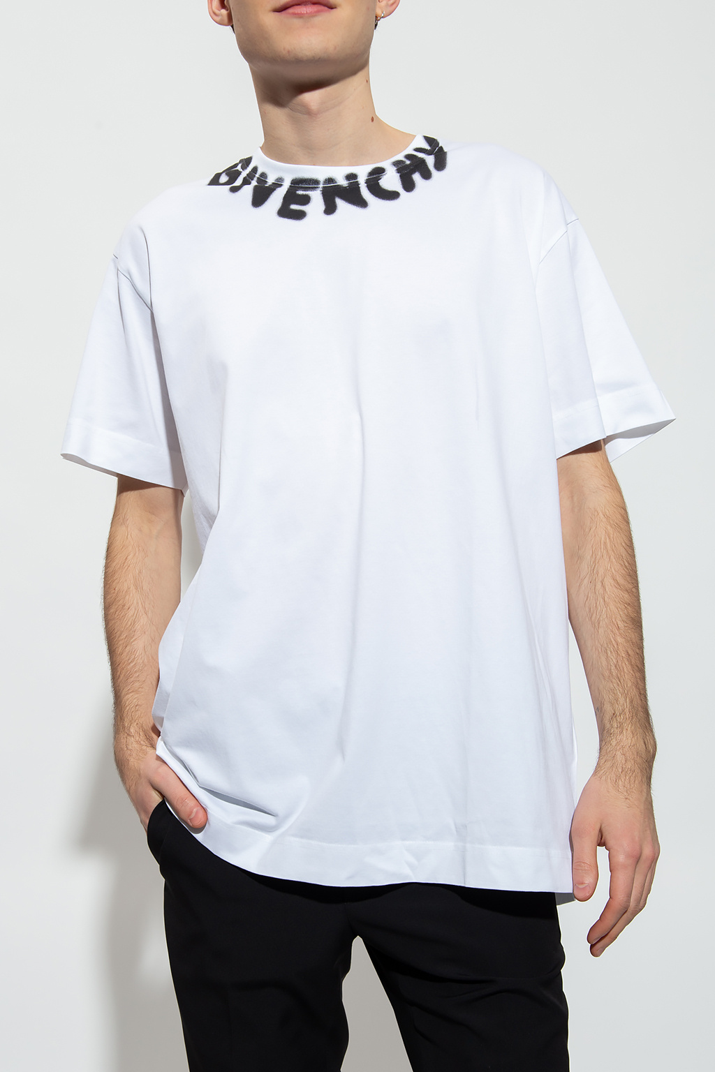 Givenchy GIVENCHY T-SHIRT ZE STÓJKĄ