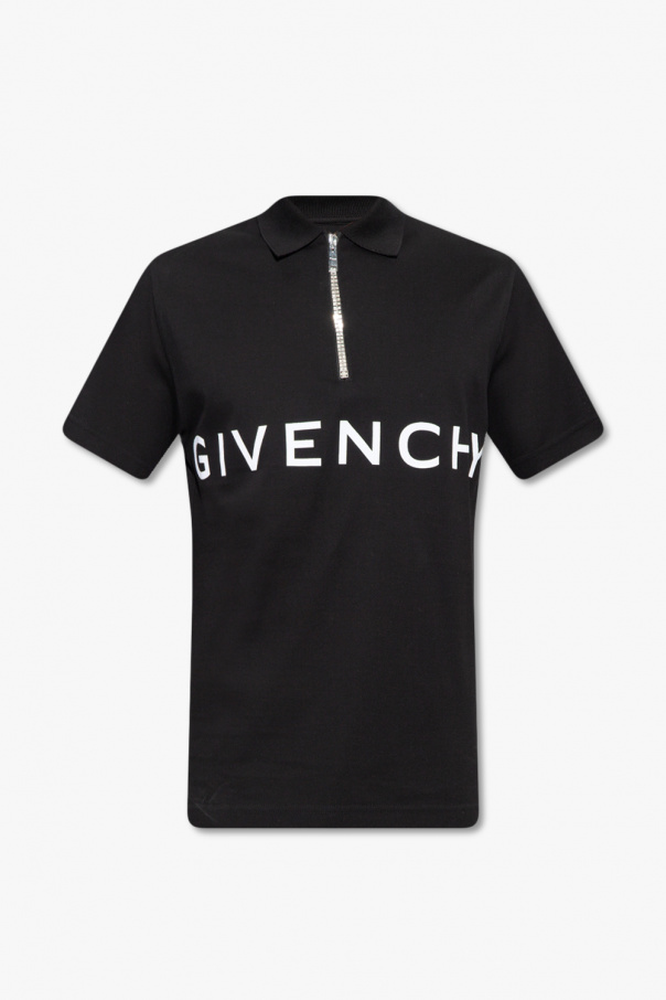 Givenchy features a striking hue with an embroidered Polo logo