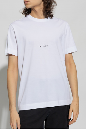 givenchy court T-shirt with logo