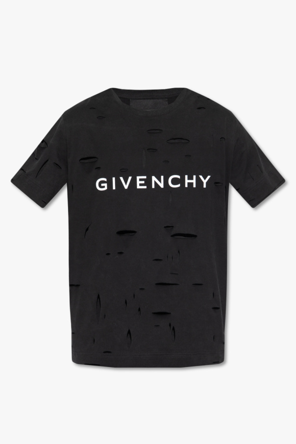 Givenchy with Givenchy Kids striped logo-print padded babygrow