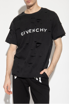 Givenchy Givenchy ruched front v-neck dress