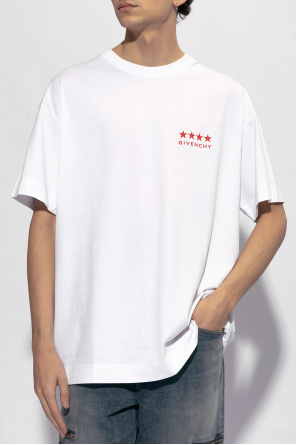 givenchy size T-shirt with logo