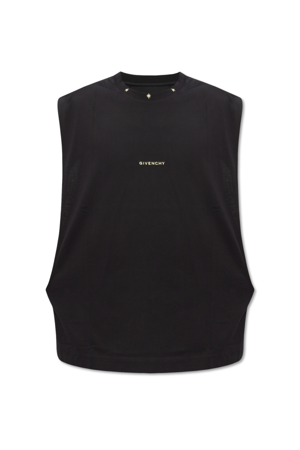 Givenchy T-shirt bez rękawów z logo