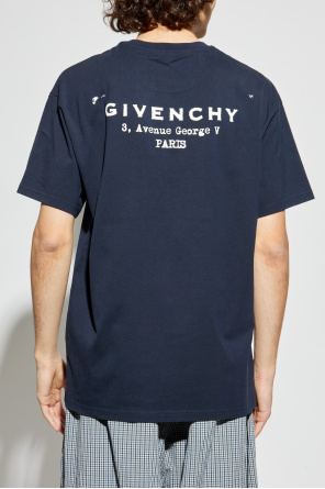Givenchy Camiseta con logo estampado