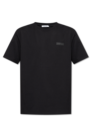 T-shirt with logo patch
