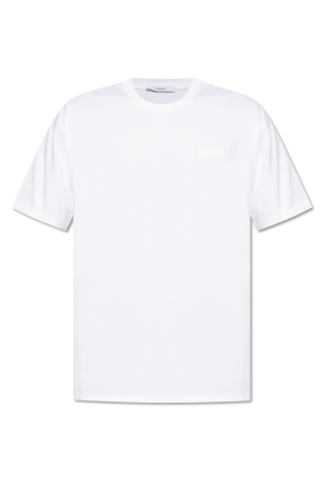 T-shirt with logo patch
