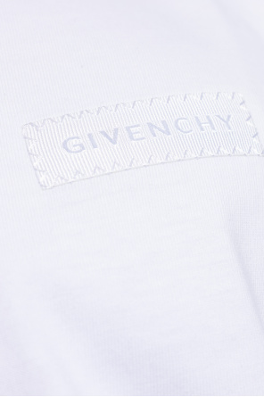 Givenchy T-shirt z naszywką z logo