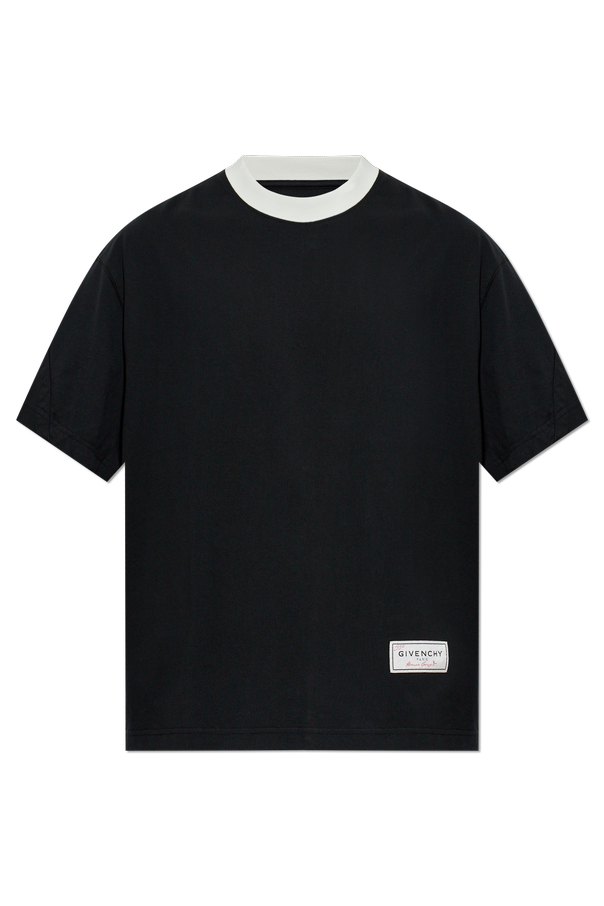 T-shirt with logo patch od Givenchy