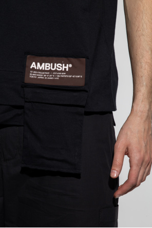 Ambush logo side stripe shirt