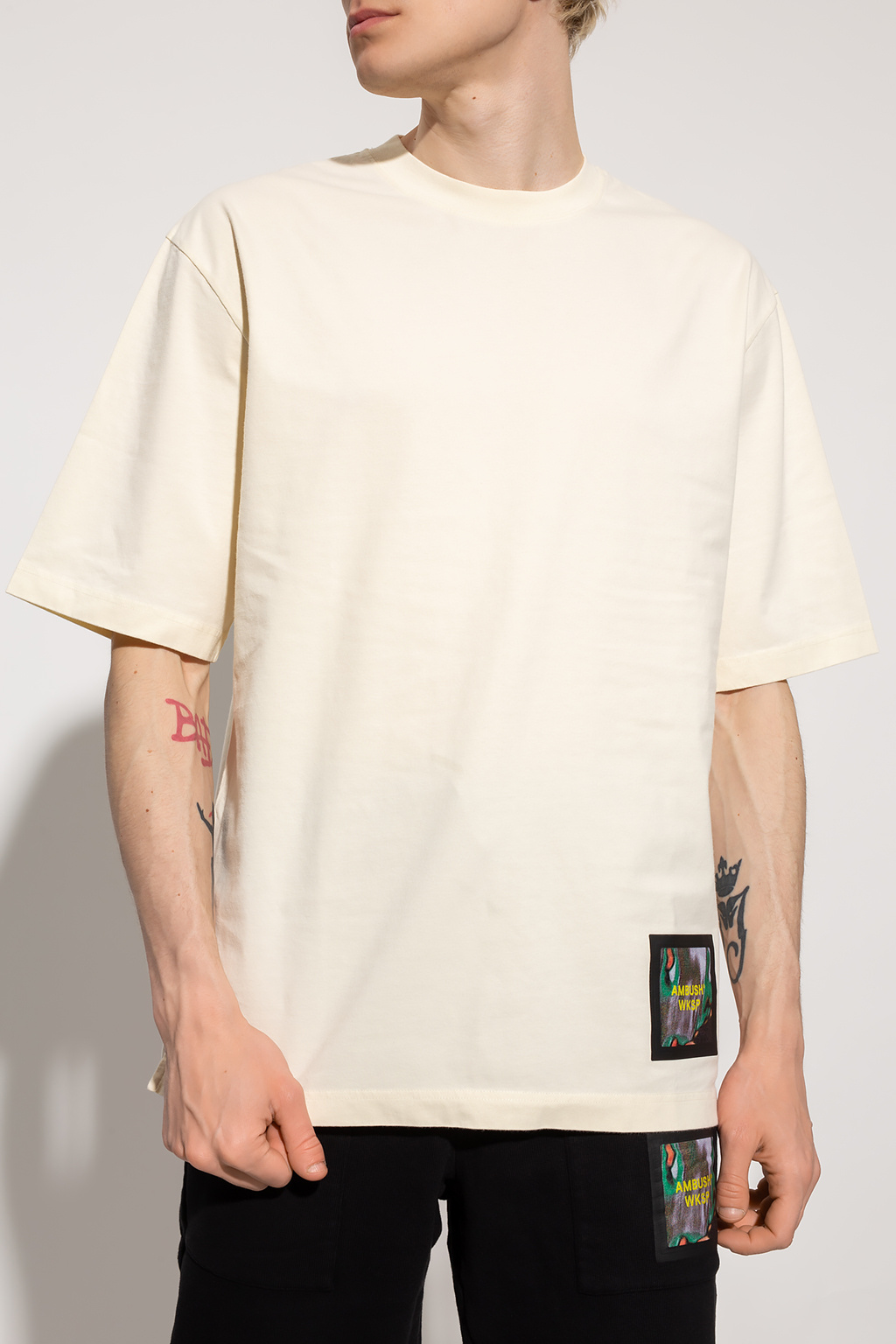 Ambush T-shirt with AMBUSH WKSP patch