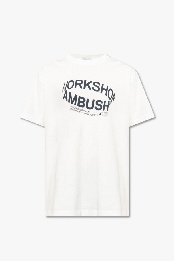 Ambush deer bird print T-shirt
